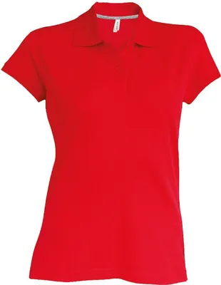 Produktbild von Kariban Baumwolle Classics-20.K242 Damen Piqué Polo Gr. L red