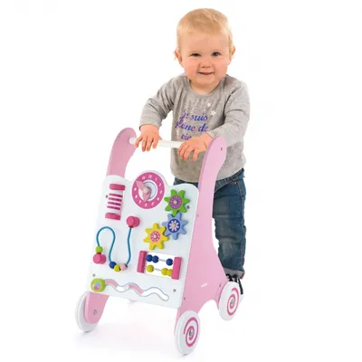 Obrázok produktu pre Viga Toys Drevený vzdelávací ružový Montessori tlačiareň