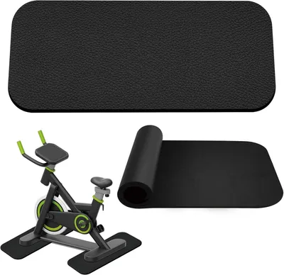 Imagen del producto de Alfombrillas para equipos de fitness, 2 unidades, 28x70 cm, 6 mm de grosor, antideslizantes, para uso doméstico