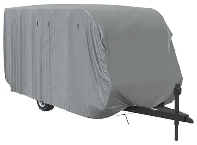 Imagen del producto de Funda para caravana tela no tejida gris 670x250x220 cm