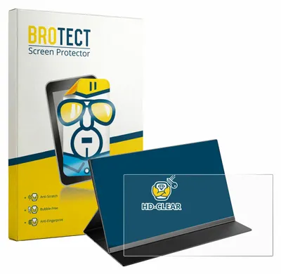 Produktbild von Für Laptomo 15.6" Tragbarer Monitor Schutzfolie BROTECT Displayschutz Display Schutz Folie Klar Transparent