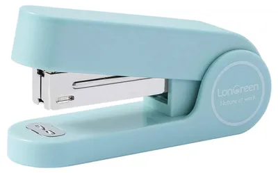 Imagen del producto de deli D395334 DELI Heftgerät LonGreen 25 Blatt hellblau