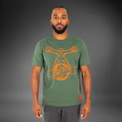 Produktbild von UFC by Venum Ulti Man T-Shirt Khaki Orange Gre L