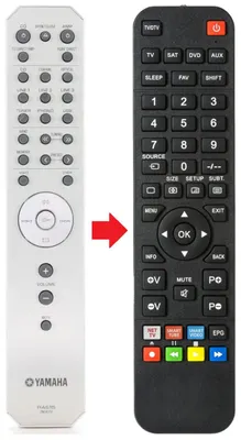 Fernbedienung passend für YAMAHA A S801BL | ZN04310 | ZN043100