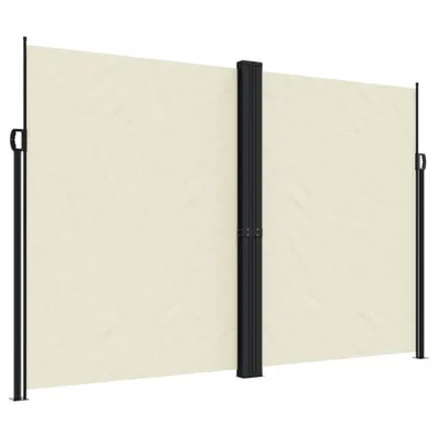 Obrázek produktu pro vidaXL Boční výsuvná markýza krémová 220x1200 cm