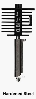 Produktbild von Bambu Lab 0,8 mm Hotend-Baugruppe mit gehärteter Stahldüse - A1 Serie