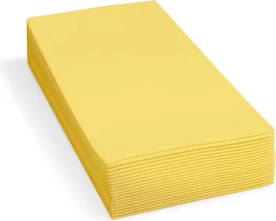 Produktbild von 2000x Servietten 33 x 33 cm 1/8 -Kopffalz 2-lagig gelb