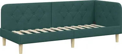 Productafbeelding van vidaXL Hoekbankframe, donkergroen, 80 x 200 cm, met bekleding