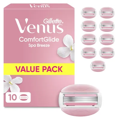 Immagine prodotto di Gillette Venus Comfortglide rasatura LADIES Spa Breeze 10 lame SOSTITUZIONE Pellicola protettiva