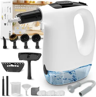 Produktbild von Dampfreiniger Handgerät 1200W, Hochtemperatur Dampf, Handdampfreiniger mit 14 Zubehörteilen,3-stufige Dampfeinstellung, für Küche & Haushalt