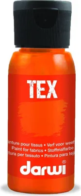 Zdjęcie produktu dla Darwi DA0100050752C Farba do tkanin Orange 50 ml 1 szt.