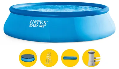 Produktbild von INTEX Aufblasbarer Pool - Easy Set Pools® Ø 457 x 107 cm, Farbe: blau; 128166NP