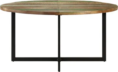 Produktbild von vidaXL Esstisch 110x75 cm Altholz Massivholz