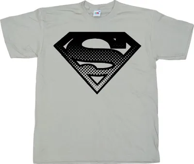 Produktbild von Superman Halftone Shield T-Shirt - Medium - Khaki