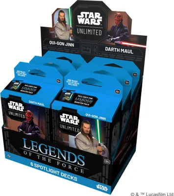 Zdjęcie produktu dla Asmodee Czech Republic SWU 05: Legends of the Force Booster – Spotlight Deck