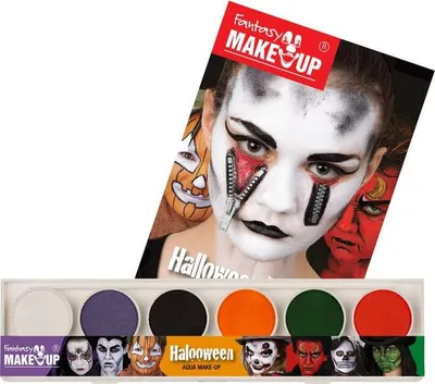 Produktbild von Schminkset - Fantasy Make-Up - 6-teilig - Halloween