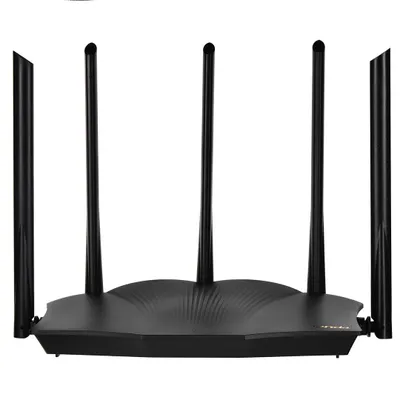 Zdjęcie produktu dla Tenda TX12 PRO, Wi-Fi 6 (802.11ax), Dual-band (2.4 GHz/5 GHz), Przewodowa sieć LAN, Czarny, Router biurkowy