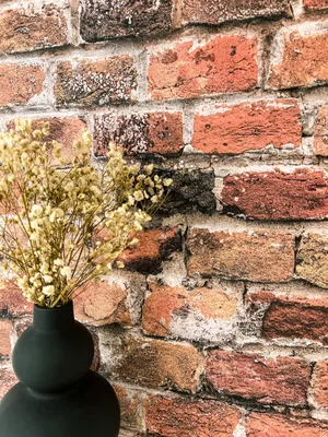 Produktbild von NEWROOM Tapete Rot Vliestapete Steinwand - Ziegelstein Rustikal Braun Orange Mauer Ziegel Backstein Loft Mauerwerk