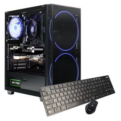 GAMEMAX Gaming-PC Black Hole 7811 Intel Core i5 14400F 16GB RAM 1TB SSD RTX 5060Ti (16GB) Windows 11