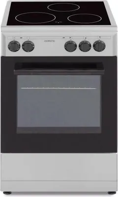 Productafbeelding van Keramisch kookoppervlak, 50 x 50 cm, heteluchtoven, 48 liter, zilverkleurig