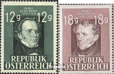 Produktbild von Briefmarken Österreich 1947 Mi 801,802 (kompl.Ausg.) gestempelt Sondermarken