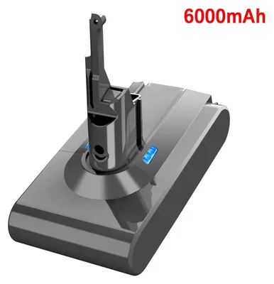 Image de Batterie de rechange pour aspirateur V8 SV10 - Batterie Li-ion - 21,6 V - 6,0 Ah (6000 mAh) - Batterie seule, 1 pièce - Compatible avec les modèles Fluffy, Animal, Absolute et Total Clean