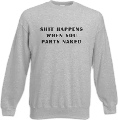 Produktbild von Urban Backwoods Shit Happens When, Sweatshirt, Farbe: Hellgrau, Größe: 2XL