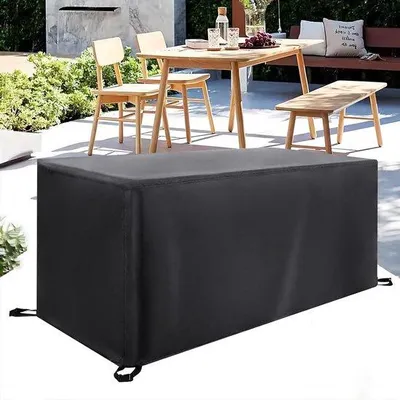 Image de Housses imperméables pour terrasses - Housses d'extérieur - Protection pour meubles - Housse double pour chaise 420D Oxford - 90 x 120 x 110 cm - Noir