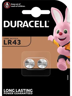 Immagine prodotto di Duracell Pile A Bottone LR43 Alcaline 1.5V - Blister Da 2 Pezzi