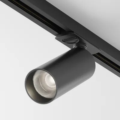 Produktbild von Maytoni Strahler für einphasiges Stromschienensystem UNITY Focus LED LED incl. Schwarz aus Aluminum 12W für Küche, Schlafzimmer, Wohnzimmer, Esszimmer, Lobby