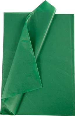 Image de Papier de soie vert, format 50 x 70 cm, 25 feuilles pour l'emballage, les travaux manuels et l'emballage