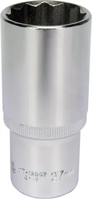 Immagine prodotto di Chiave a bussola dodecagonale lunga da 27 mm, 1/2", CrV