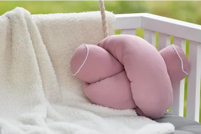 Produktbild von KraftKids Bettrolle Musselin rosa Rollenlänge 200 cm