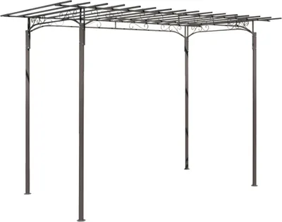 Produktbild von vidaXL Stahl Pavillon Gartenlaube Gartenhaus Laube Gartenhaus