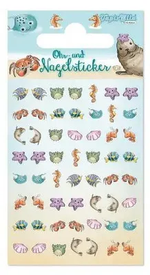 Produktbild von Ohr- und Nagelsticker TapirElla  süße Meerestiere