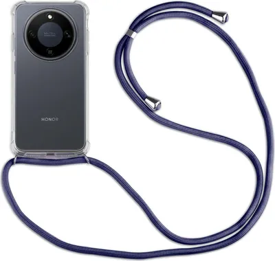 Produktbild von Handykette für Honor Magic 8 Lite Hülle mit Band Case Handyhülle mit Kette in Blau