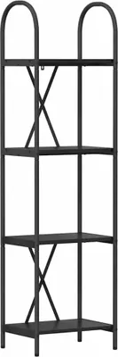 Zdjęcie produktu dla vidaXL Półka na książki o wyglądzie czarnego dębu 40 x 30 x 146 cm materiał drewnopochodny