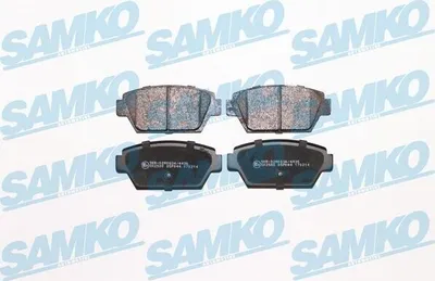 Produktbild von SAMKO Bremsbeläge Satz Hinten Bremsklötze für MITSUBISHI ECLIPSE II (D3A) 5SP044