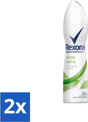 Image de Rexona - Fraîcheur Aloe Vera - Déodorant spray - 150 ml - Pack avantage - 2 pièces