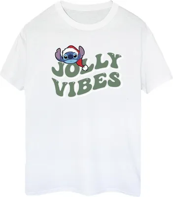 Produktbild von Disney - "Jolly Chilling Vibes" T-Shirt für Damen BI30676 (3XL) (Weiß)