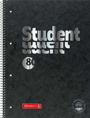 Produktbild von BRUNNEN 106782790 Collegeblock A4 lin 27 schw 80Bl Pr