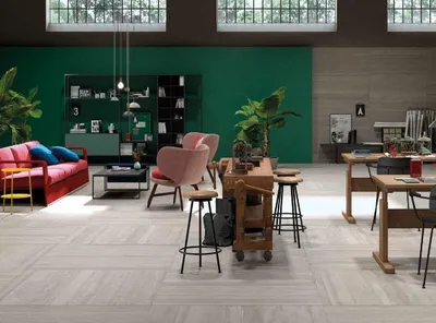 Productafbeelding van CASA39, keramische tegels met cementlook, afmeting 120x120 cm, ABK Lab325