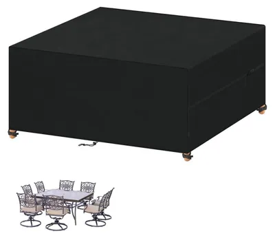 Immagine prodotto di Copertura impermeabile per mobili da giardino, realizzata in tessuto Oxford 420D, dimensioni 150x130x90 cm