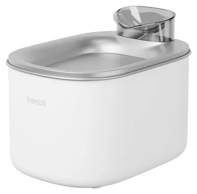 Haustier-Trinkbrunnen, 3,5 l, Edelstahl, leise, Filter