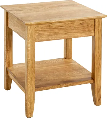 Produktbild von HAKU Beistelltisch eiche - Massivholz, B/H/T: 45x52x45 cm
