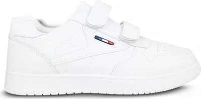 Produktbild von Herren Sneaker Klettverschluss Sportschuhe Kunstleder Turnschuhe Menos Weiß Gr.47