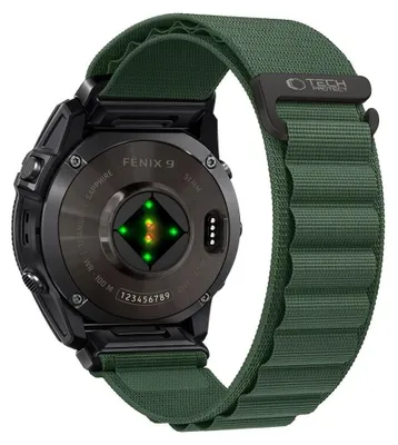 Produktbild von Tech-Protect Nylon Pro do Garmin Fenix 5x / 5x Plus / 6x / 6x Pro / 7x / 8 / 8 Pro / 9 / 9 Pro 47 mm Militärgrün