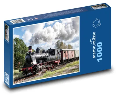 Obrázek produktu pro Puzzle 1000 Historický parní vlak v krajině - martinpuzzle