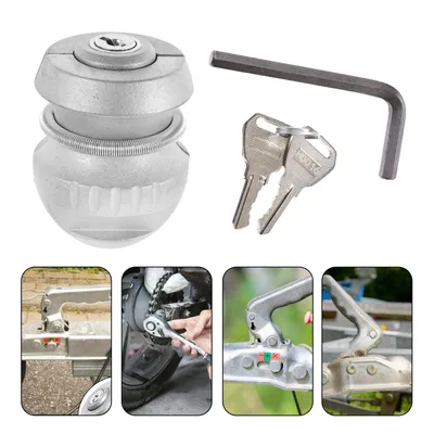 Image de Antivol de remorque pour boule d'attelage 5 MM