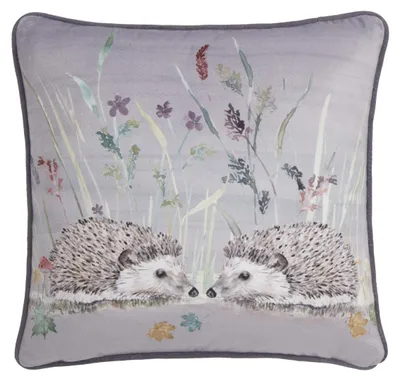 Zdjęcie produktu dla Szara poduszka dla psa (43 x 43 cm) - Wypełnienie w zestawie